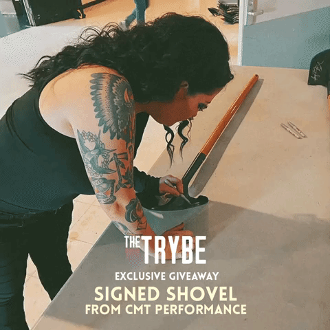 Trybe Exclusive Giveaway: Signed CMT Shovels